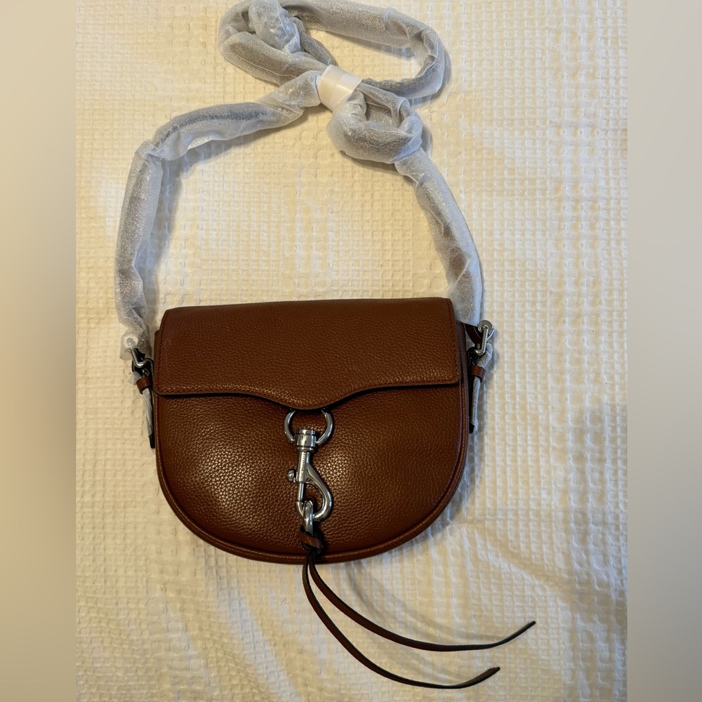 BNWT Rebecca Minkoff brown leather crossbody